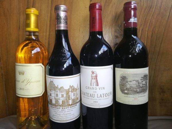 Carte informative des vins classés Troisièmes Grands Crus de Bordeaux